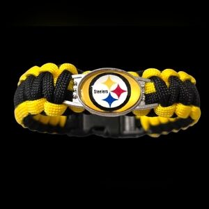 Philadelphia Steelers Yellow and Black Paracord Bracelet
